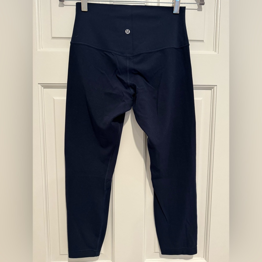 Lululemon Align Leggings True Navy 23 inch No Pockets, Size 8